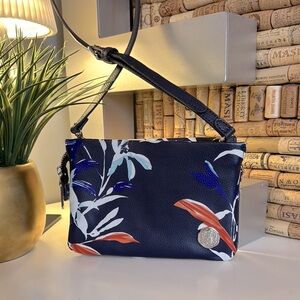 Vince Camuto Genuine Leather Crossbody Bag/Wristlet